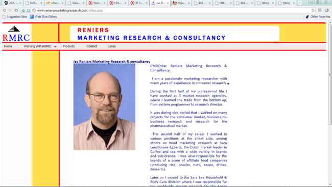 RMRC is Jac Reniers Marketing Research & consultancy 